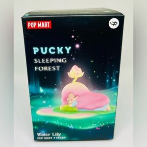New POP MART Pucky Elf Sleeping Forest Series Water Lily